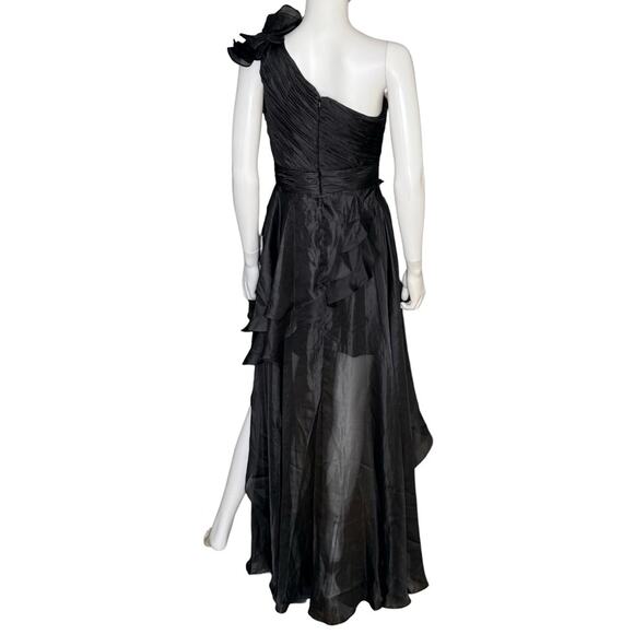 Mac Duggal Black High Low Dress - Picture 6 of 8